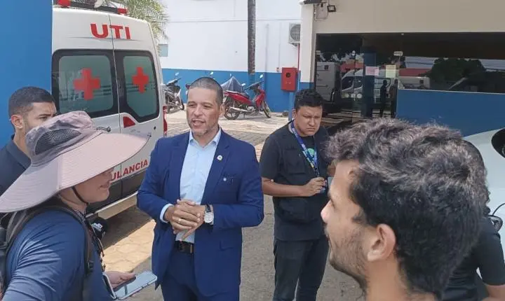 DEFESA DA SAÚDE: Delegado Camargo visita Hospital João Paulo II após eleição em Rondônia